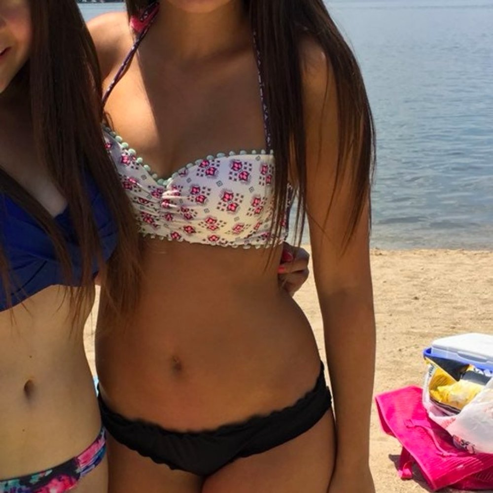 VINTAGE PINK Victoria Secret Swim Top